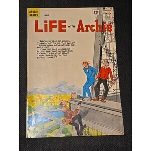 Life with Archie #22 F (1963) Archie and Jughead, Eiffel Tower cover!